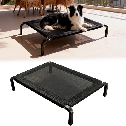 Elevated Dog Bed - Raised Summer Cot, Non-Slip & Portable