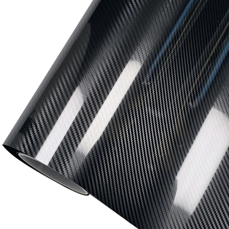 Carbon Fiber Car Body Vinyl Wrap Matte Accessories Glossy Black Sticker 3D 4D 5D 6D Auto Foil Cover Motorcycle Decoration Film