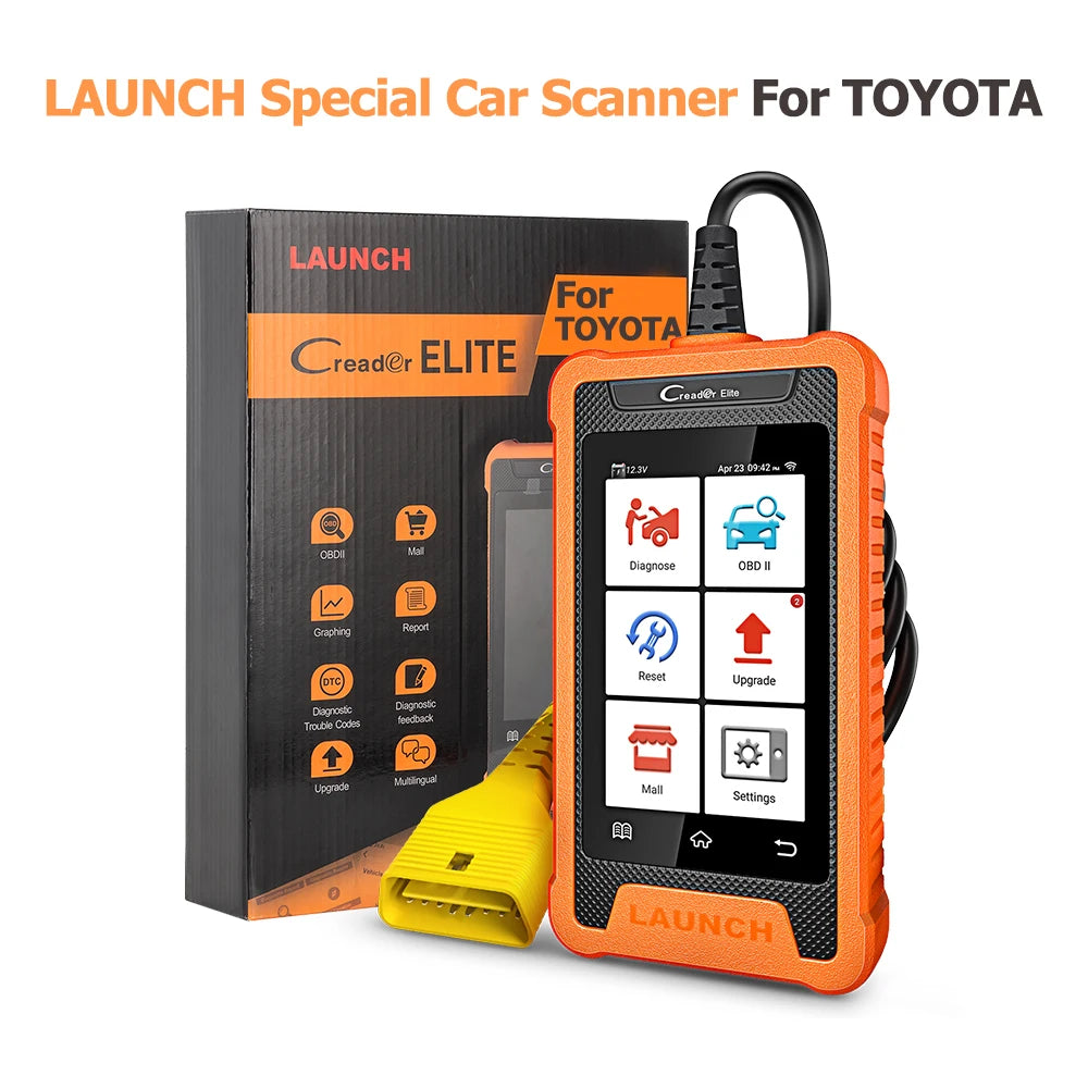 LAUNCH X431 OBD2 Auto Diagnostic Tool All Systems Car Scanner Free Update Online For GM/BENZ/BMW/AUDI/FORD/NISSAN/HONDA/TOYOTA