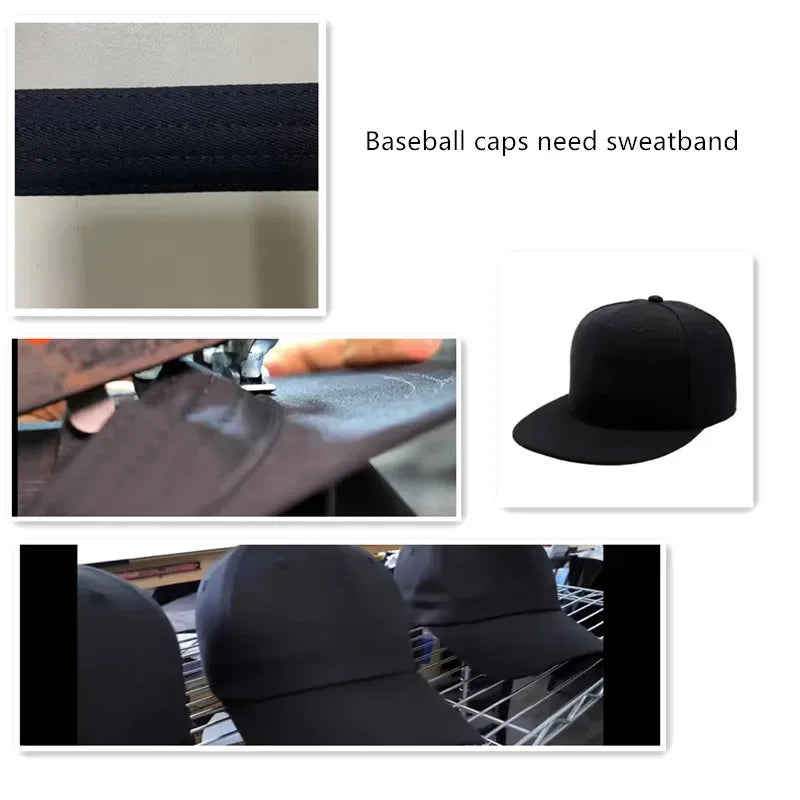 Cotton Sweatband Tape for Caps — 10m & 60m Hat Making Rolls