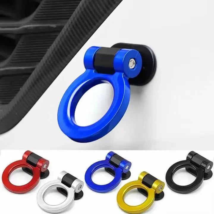 2 Car Style Trailer Hooks Designs，Decorative Car Sticker,Front Rear Trailer,Racing Ring Simulation,Vehicle Trailer Hook