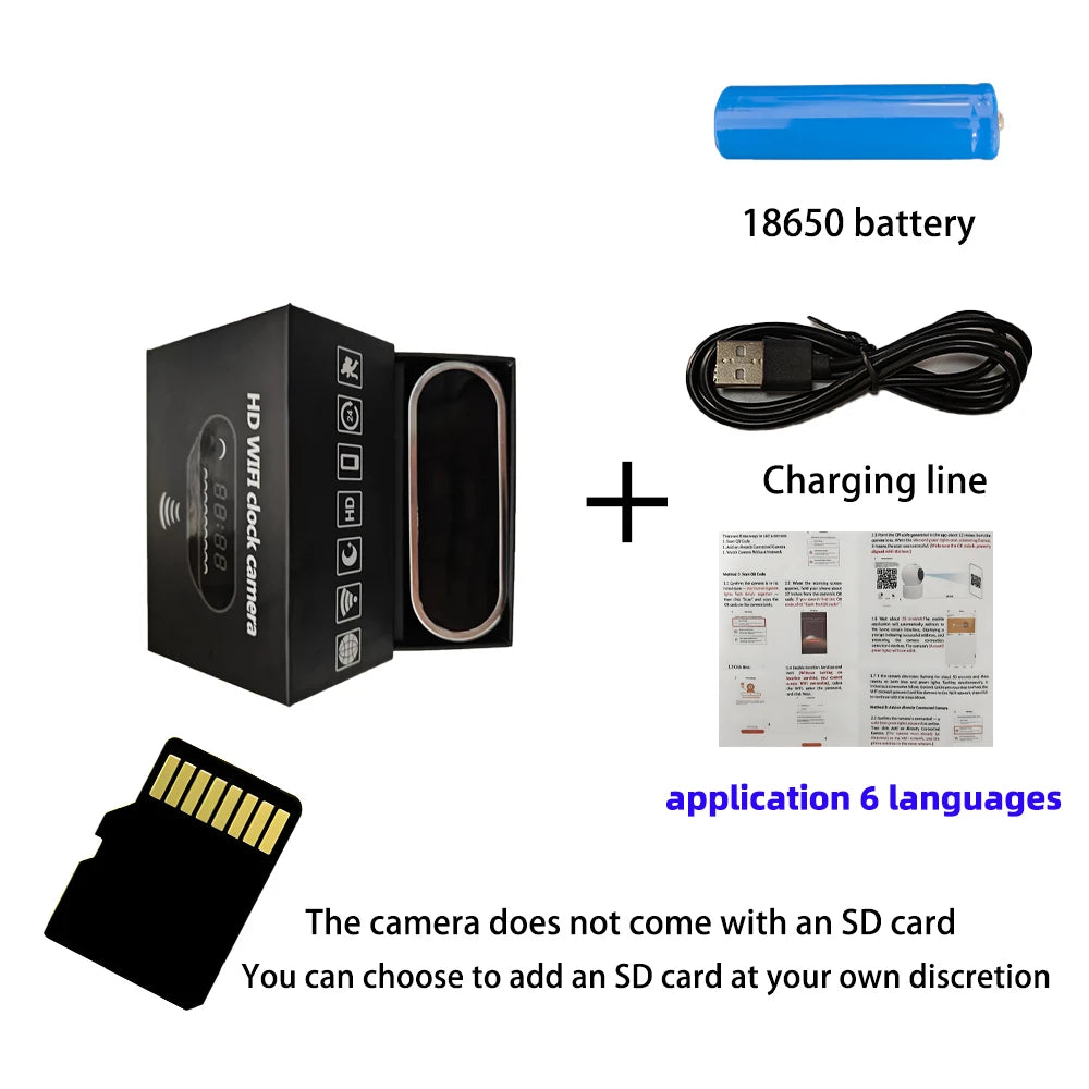 4K Mini WiFi Home Camera — Night Vision & Remote Viewing