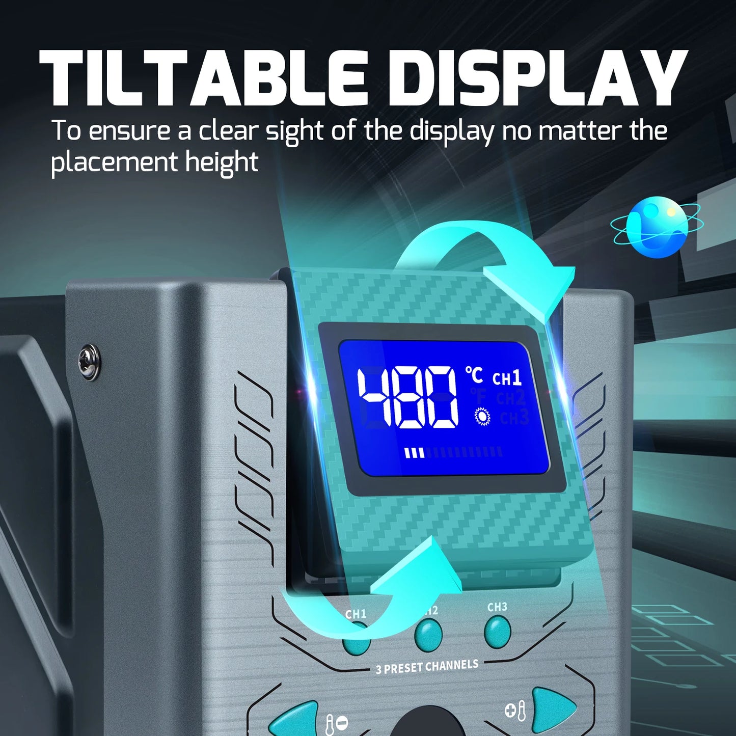 YIHUA 948D-I 110W Desoldering Station – Vacuum Pump Tin Suction Gun for PCB Welding & Repair