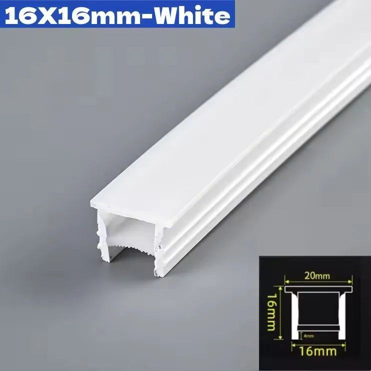 Flexible LED Neon Rope Diffuser Channel — WS2812B Compatible