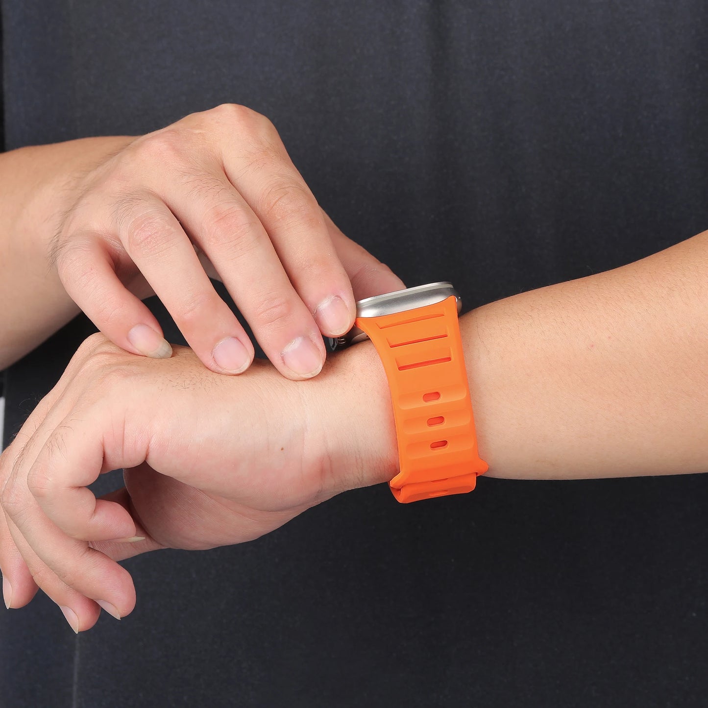 Silicone Strap for Apple watch ultra 2 3 band 49mm 45mm 44 mm 42mm 46mm accessories correa bracelet iwatch 11 10 9 8 7 6 SE 5 4