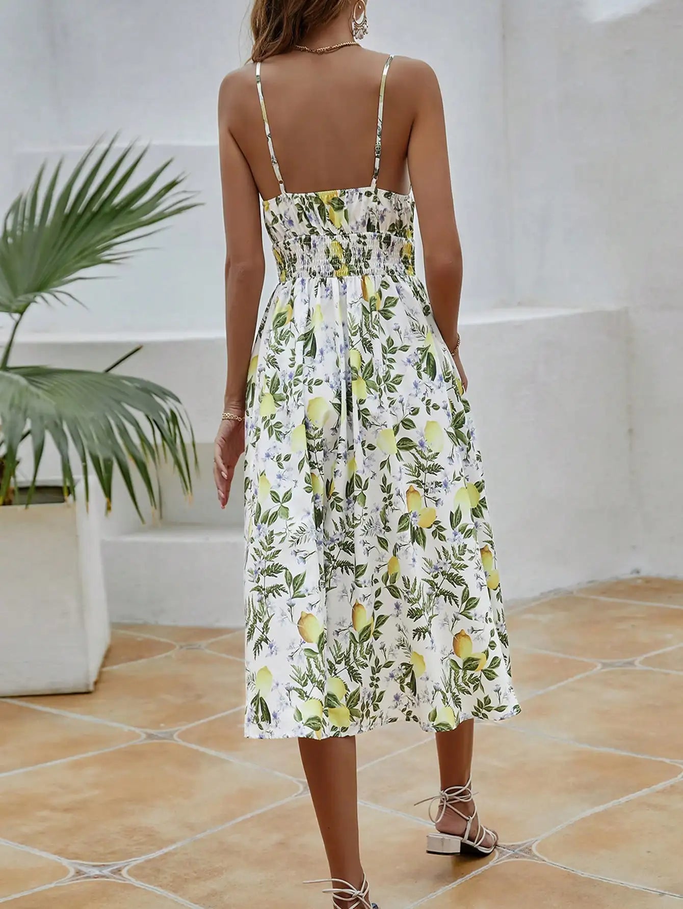 Elegant women's dress, beach, casual, vacation style
