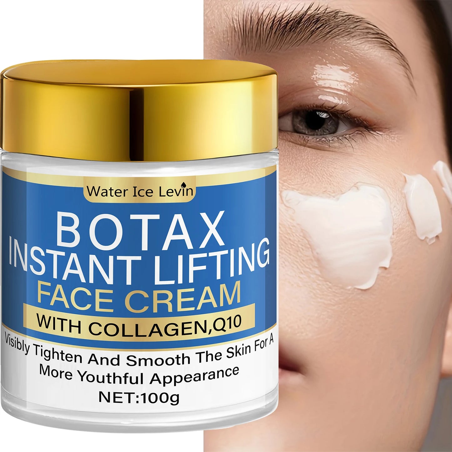 Collagen & Q10 Facial Lifting Cream 100g – Ceramides, Vitamin C & E, Anti-Aging, Firming & Moisturizing | CPNP Certified | 1, 2 & 3 Pcs