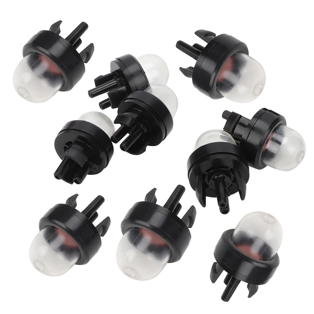 10Pcs Carburetor Oil bubble Petrol Snap in Primer Fuel Bulb Pump Kit For Chainsaws Trimmer Carburetor Light bulb