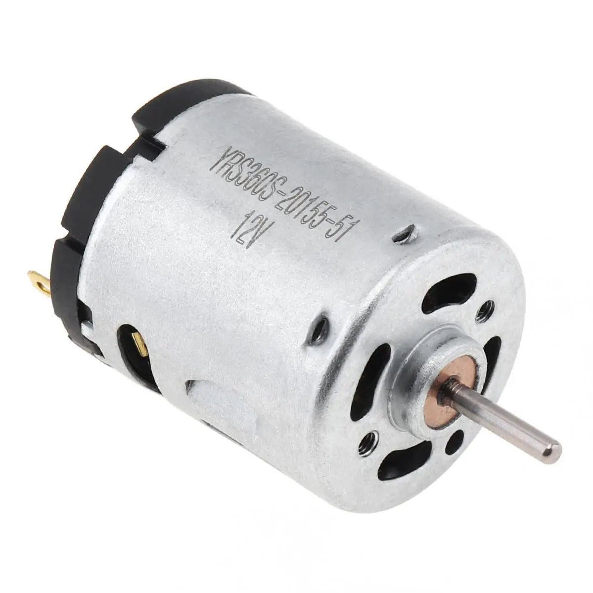 RS360 12V DC Motor 12000RPM High Speed Carbon Brush Micro Motors for DIY Toy Hair Dryer Electric Fans,Engine Electric Toothbrush