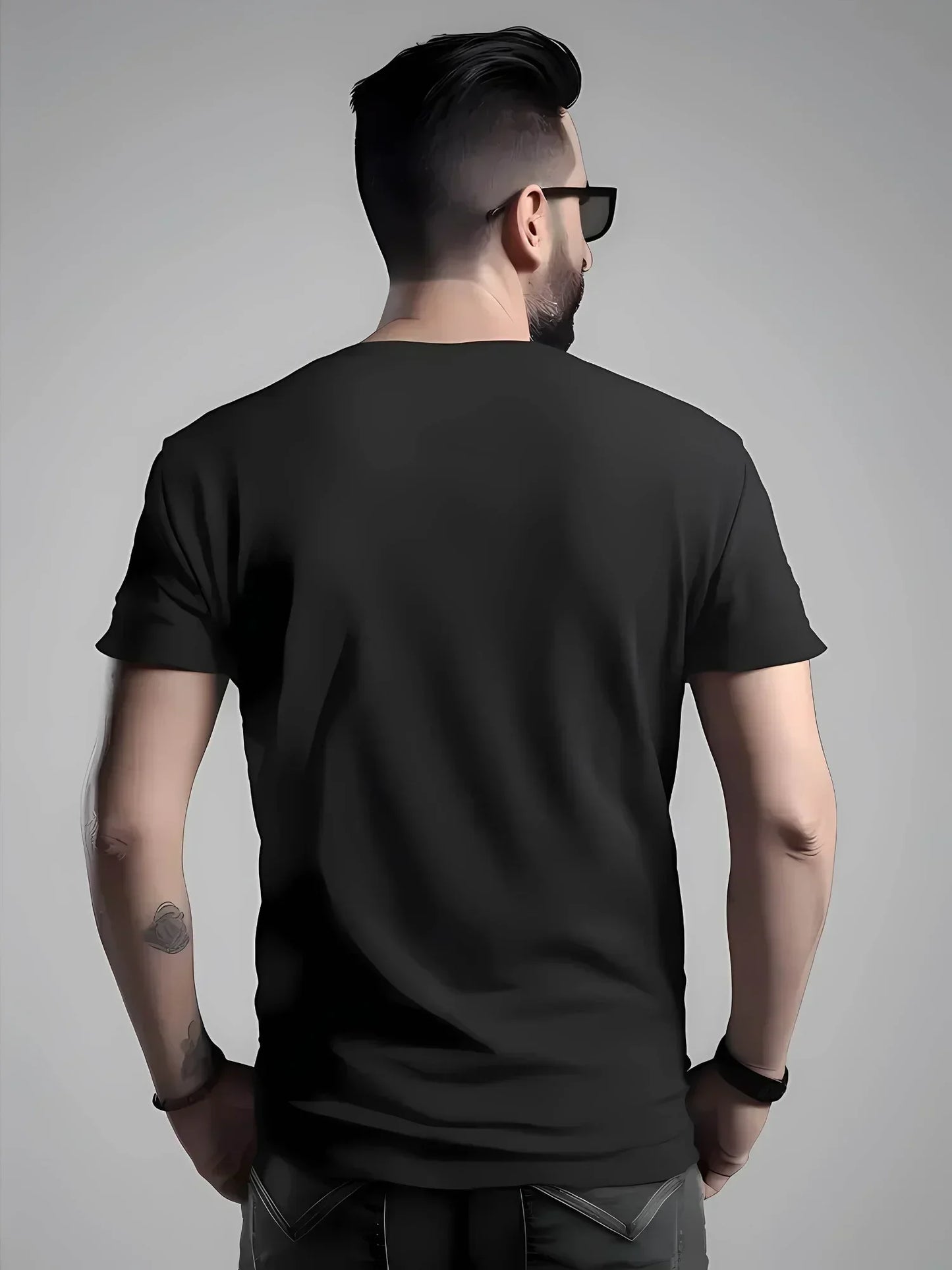 MMAlto Men's Luxury Letter Print T-Shirt – 100% Cotton Short Sleeve Crew Neck Tee | Casual Streetwear S–XXXL