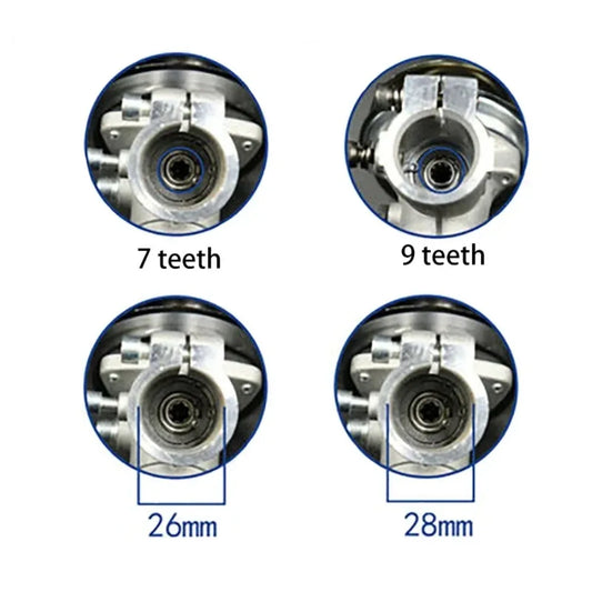 Strimmer Gear Head Gearbox 26mm/28mm - 7 or 9 Tooth Replacement - photo 3