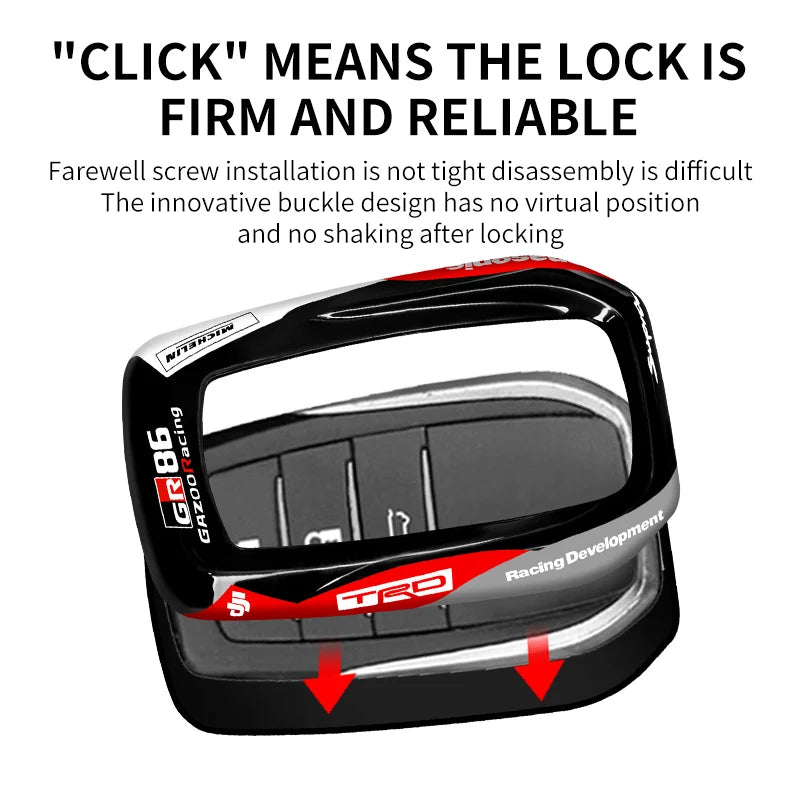 2024 New Fashion car key case bag Shell For  for Toyota Camry Highlander Corolla  Crown Prado GR 86 Reiz 2015 2016 accessories