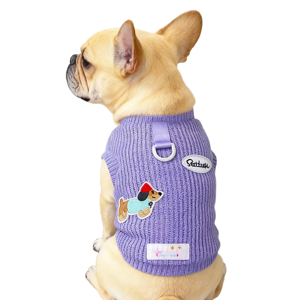 Cotton Dog Sweater for Small Breeds - Winter Puppy Jumper – photo 7