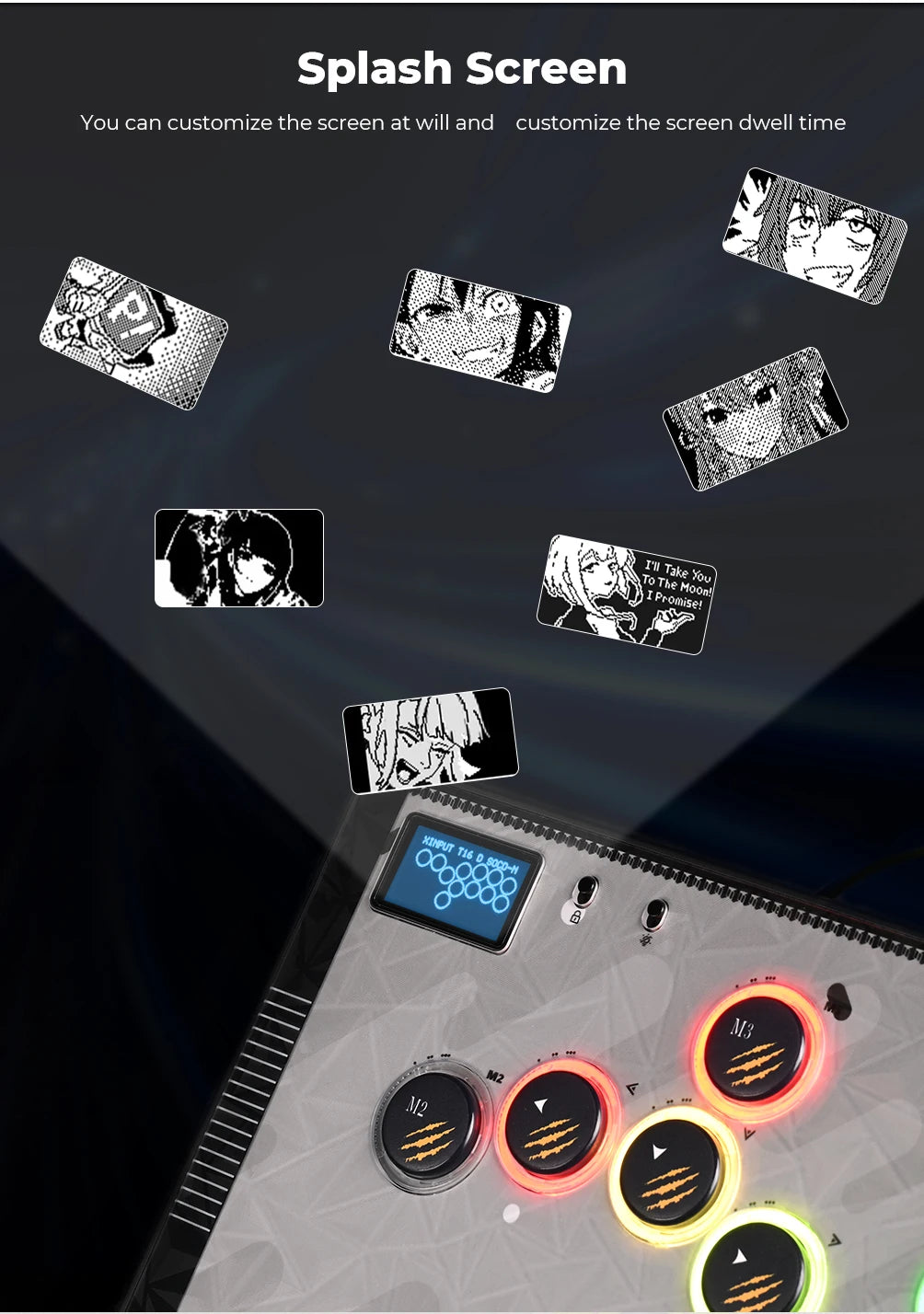 Haute42 C-AT Magnetic Leverless Hitbox Controller Stickless Arcade Controller Keyboard For PC/PS4/PS5/Switch Hitbox Fightstick