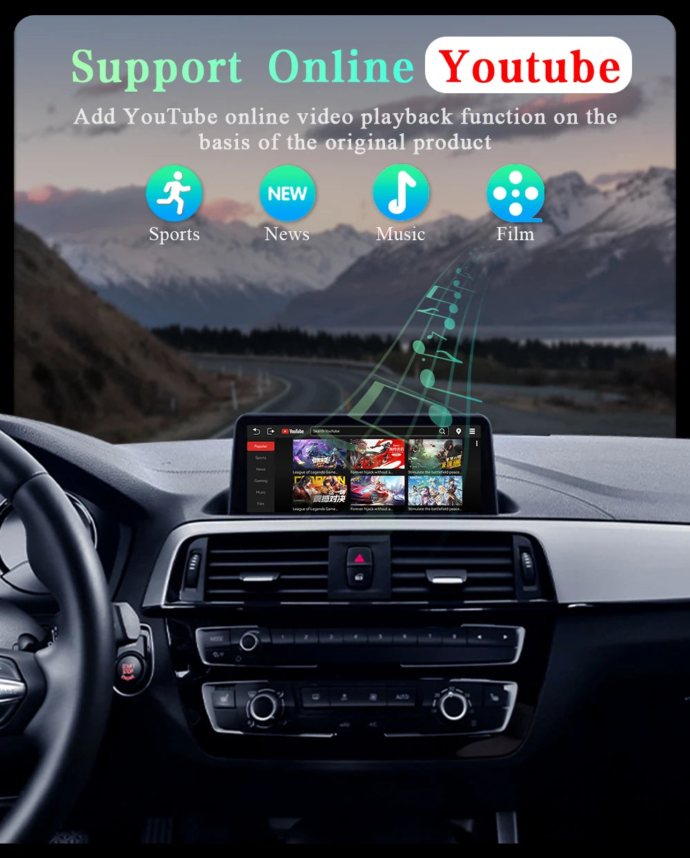 AUTOTOP 10.25" 1920*720 Car Replacement Radio Display for BMW 1 2 series F20 F21 F22 NBT 2026-2026,Wireless CarPlay Android Auto