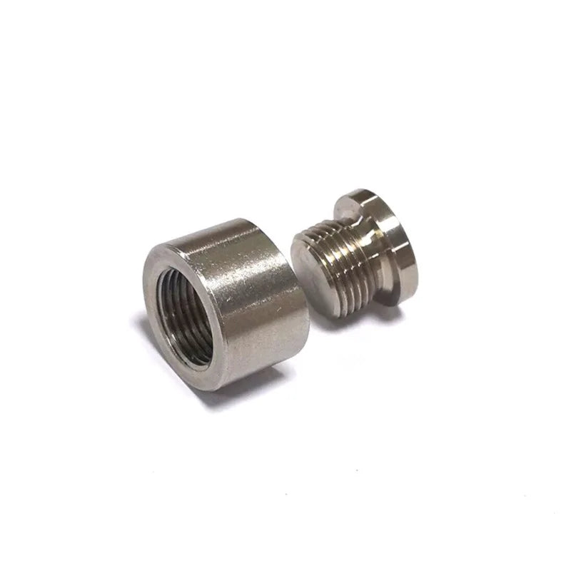 Oxygen Sensor Bung Stainless Steels Plug Wideband Nut Fitting Weld Bungs M18x1.5 Car Accessories