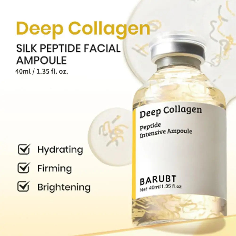 Deep Collagen Peptide Ampoule Serum – Anti-Wrinkle, Firming & Brightening Face Serum | 40ml/50ml