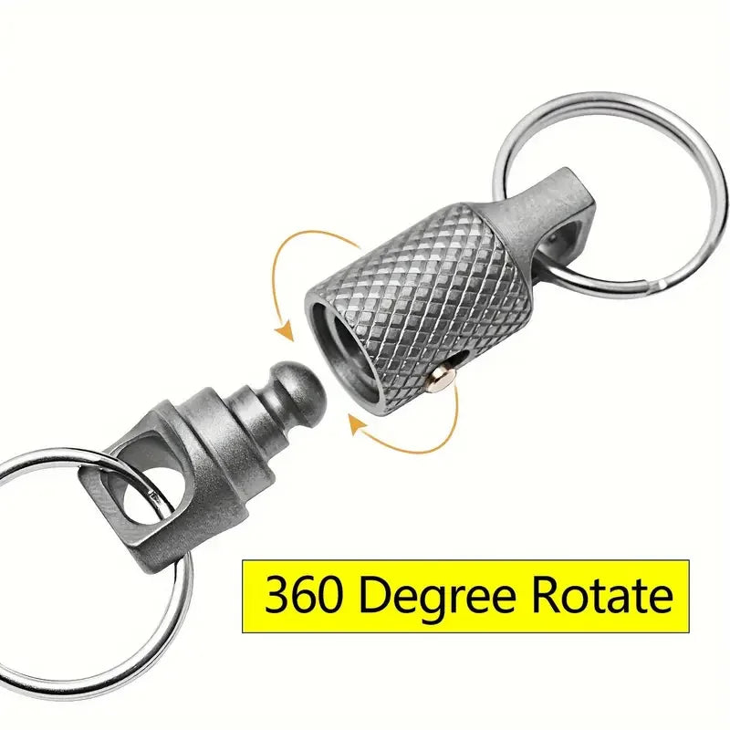 Titanium Alloy Mini Keychain Portable Quick Dismantling Durable Household Outdoor EDC Tool