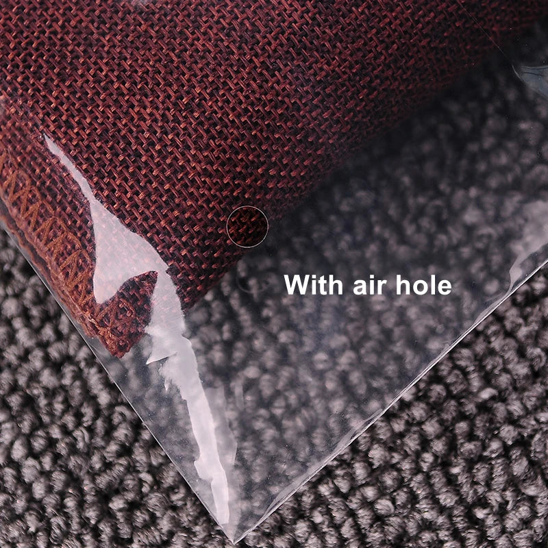 StoBag 5/10PCS Transparent Clothes Zipper Bags – Clear Reusable Sealed Shirt & Garment Storage Pouches