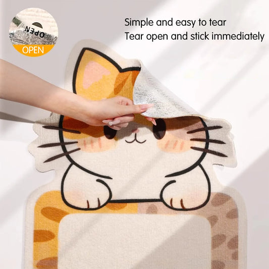Wall-Mounted Cat Scratcher - Thick Felt Scratch-Resistant Pad