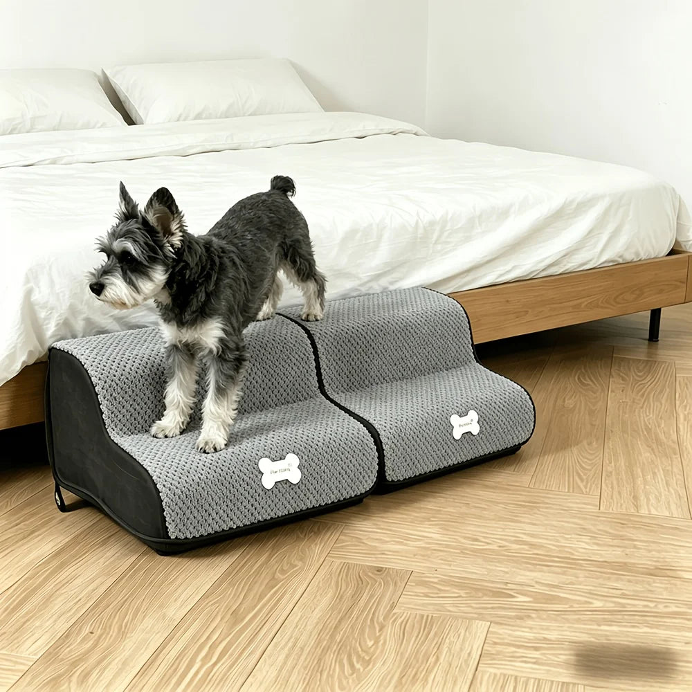 2-Step Pet Stairs - Sofa & Bed Side Dog Ramp – photo 2