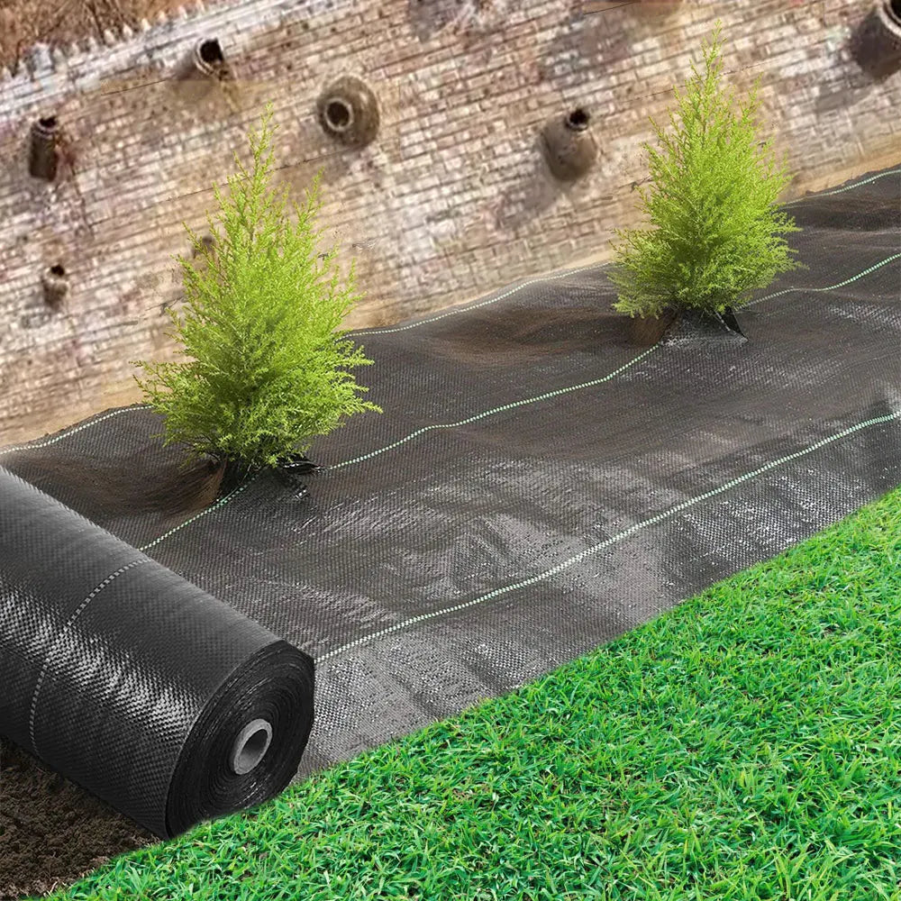 PP Woven Weed Control Fabric for Plant Anti Grass Agricultural Mulch Cloth Greenhouse Weeding Mat Water Permeable Ground Cover