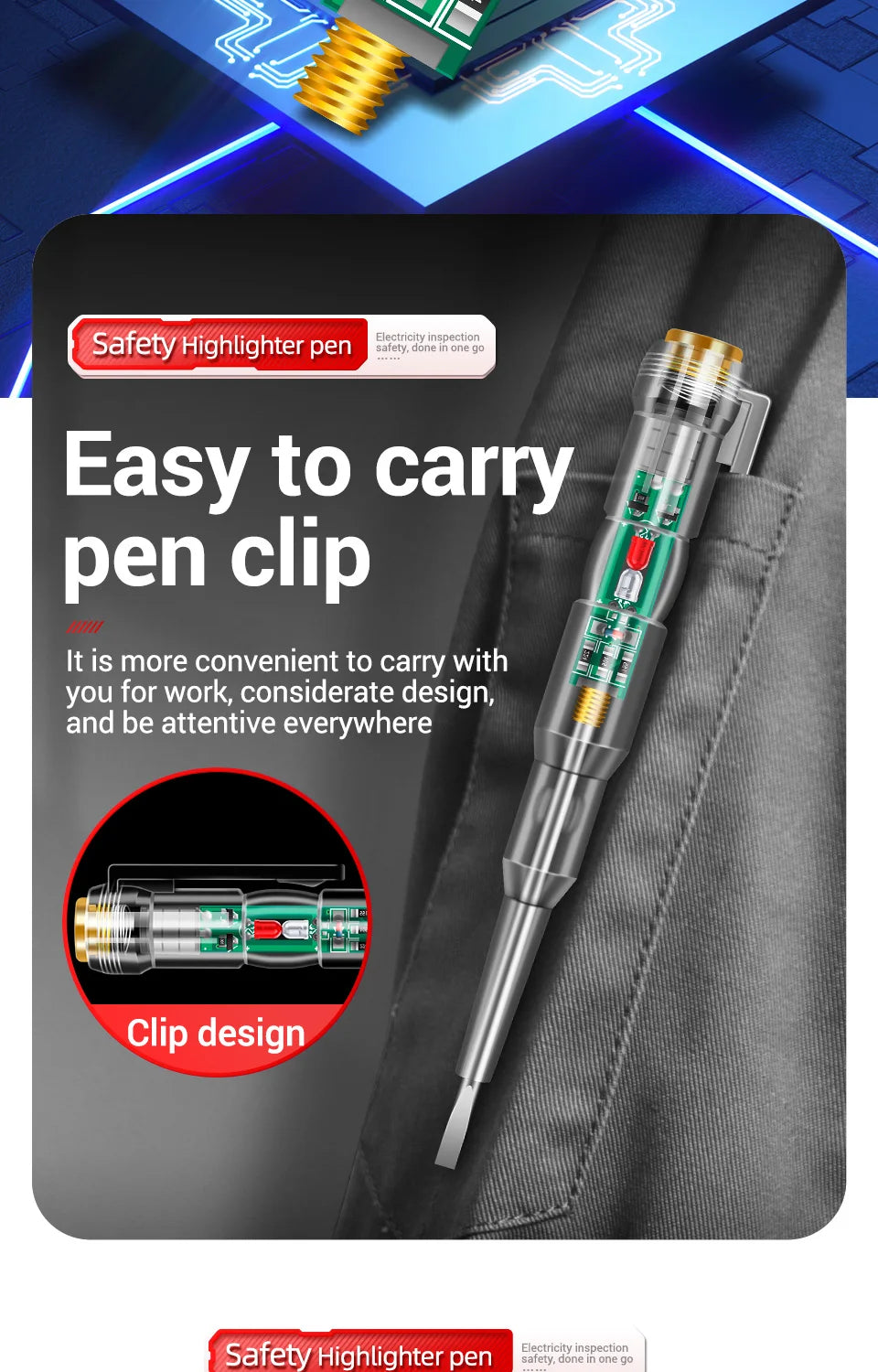 ANENG B12 voltage detector test Pen  Induced Electric Screwdriver Probe Zero Live Wire Detection Sensor household tester