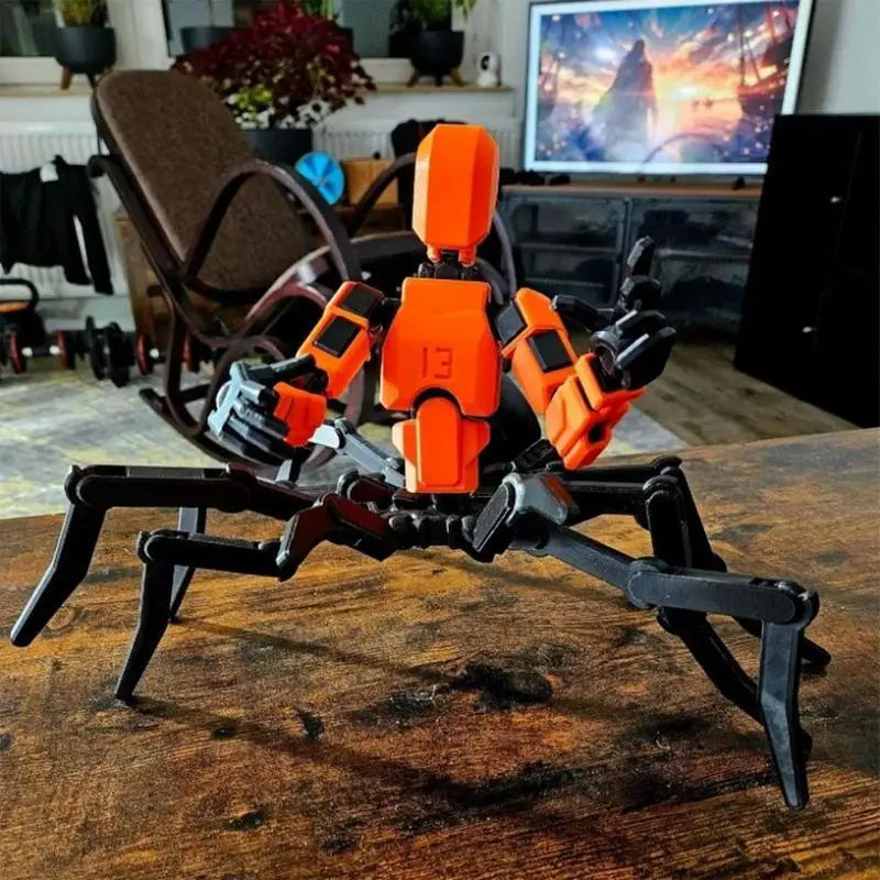 3D Movable Multi-Joint Robot Action Figure — Poseable Desktop Toy & Decor