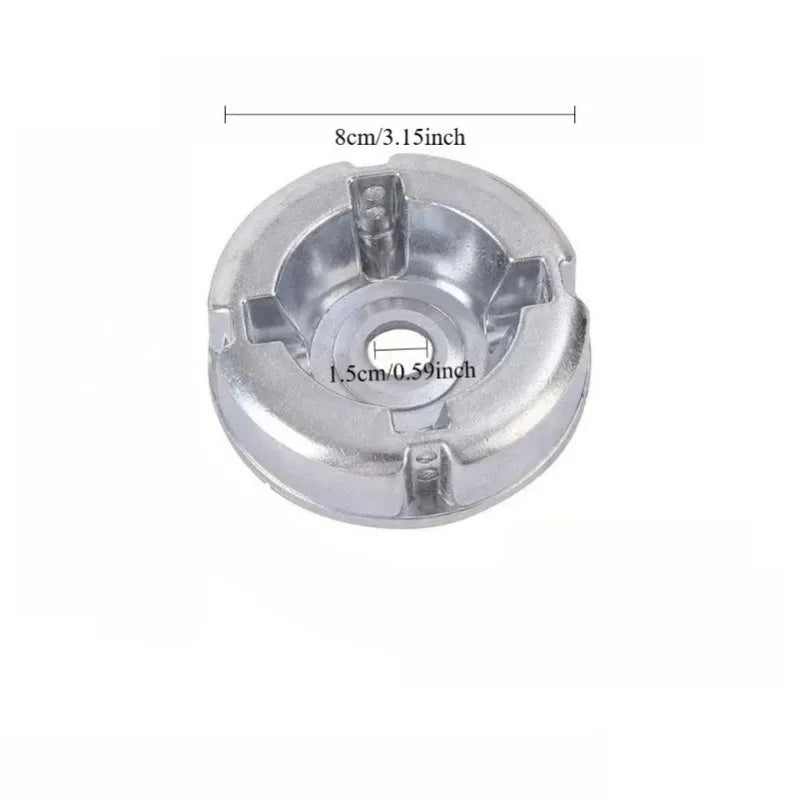 Universal Aluminum Alloy Lawn Mower Head and Replacement -Feed Nylon/String Compatibility Gardening Tools Lawn Mowers