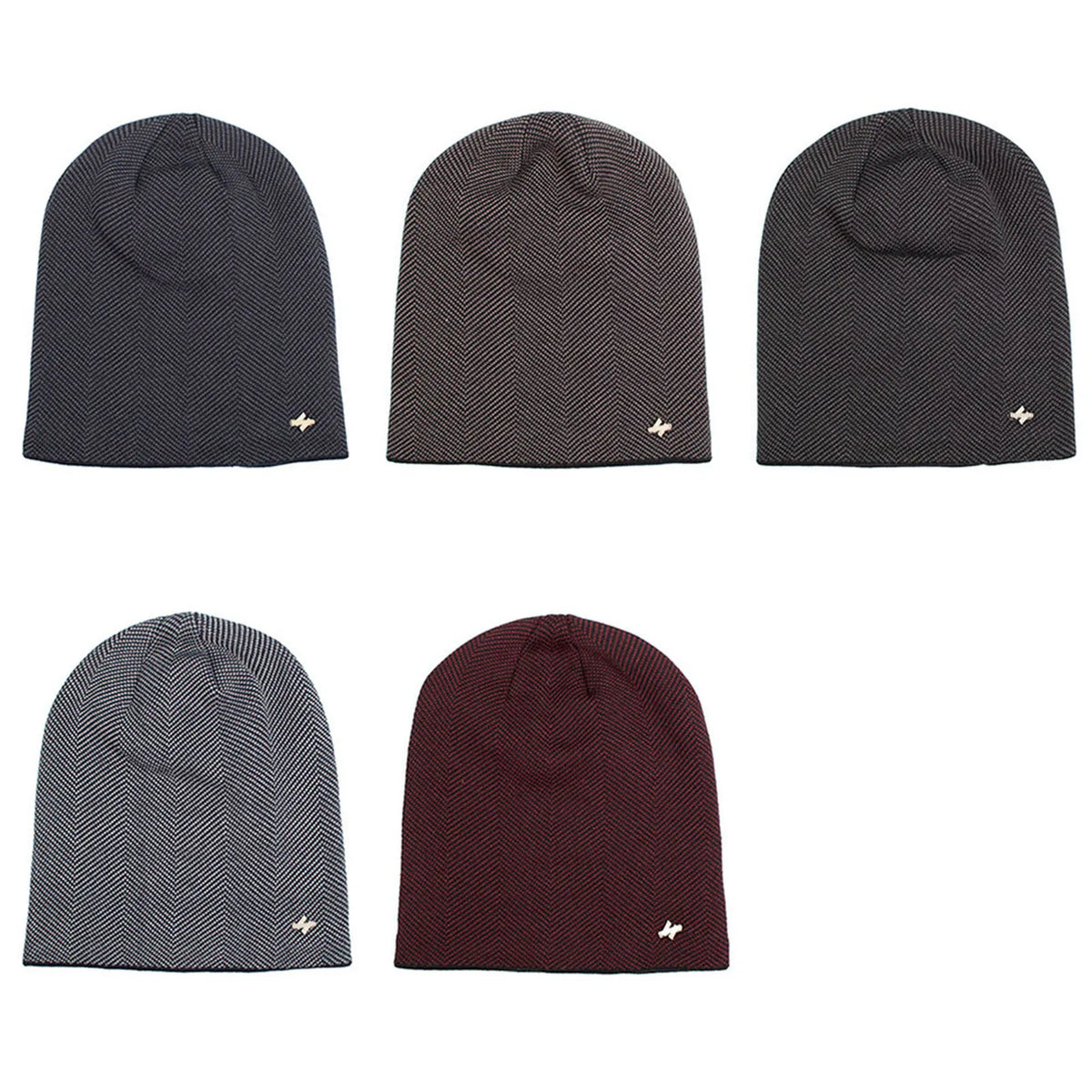 Unisex Fleece Lined Knit Beanie - Warm Cold Weather Snow Cap - photo 5