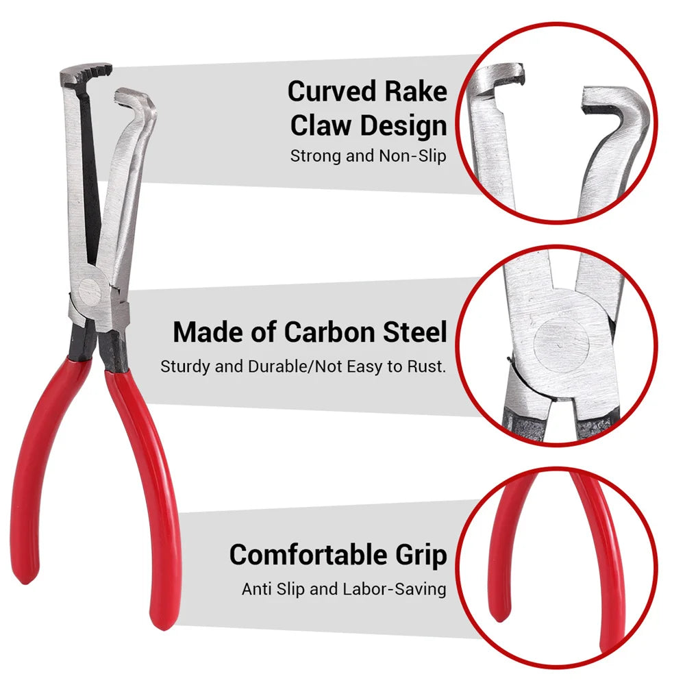 4Pcs Electrical Disconnect Pliers 60° Angle And Straight Pliers/Designed for Automotive Sensors And Connectors
