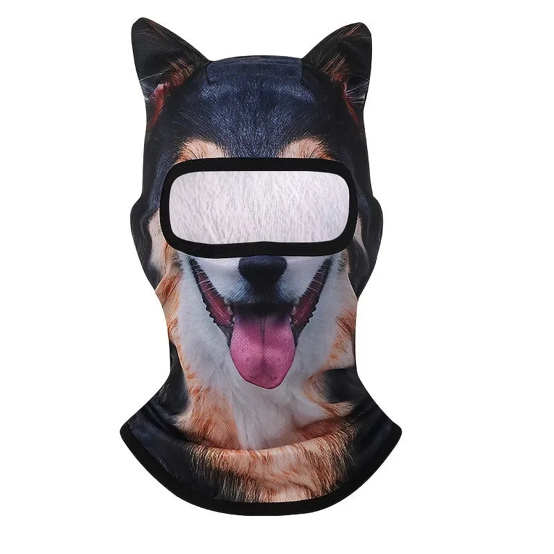 3D Cat Face Balaclava, Cute Animal Ski Mask