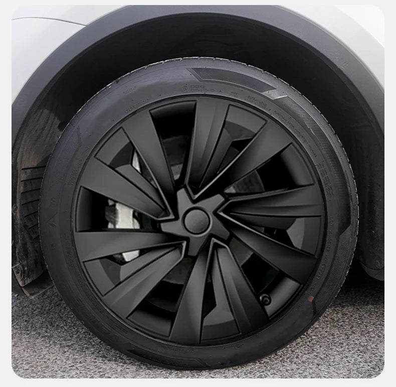4PCS Wheel Cover for Tesla Model Y Juniper 2026-2026 19 Inch Car Replacement Wheel Cover Automobile Hub Cap Full Rim Car