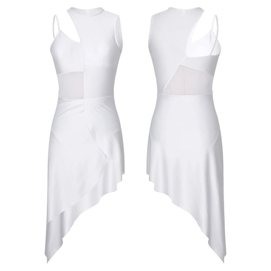 Women's sleeveless ballet lyrical dance dress