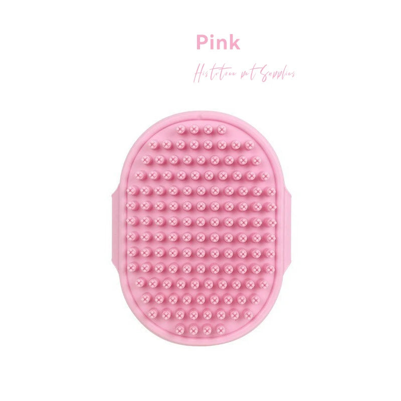 Rubber Dog Bath Brush with Ring Handle - Pet Shedding Comb - photo 7