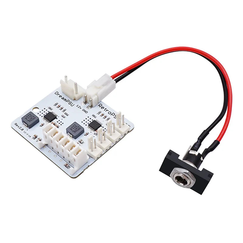 For SEGA DreamCast DreamPSU Rev2.0 12V Power Supply Board + Power Plug Adapte For AII DreamCart Game Console Replacement Parts