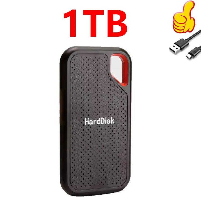 Portable SSD 1TB Original High Speed Hard Disk 4TB External Hard Drive 256TB USB3.1 Solid State Disk for Laptop/Phone/MAC/PC