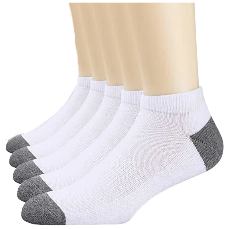 Men's Cotton Blend Crew Socks, 5 or 10 Pairs