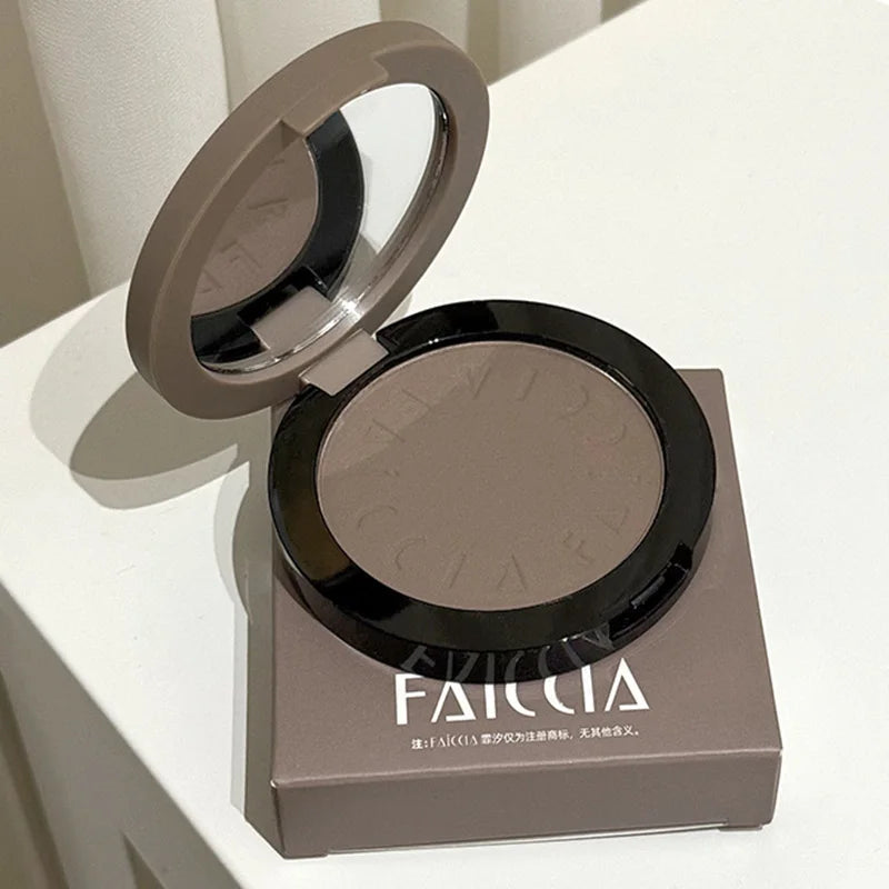 Face Brightening Contouring Makeup Palette Matte Cement Grey Brown Nose Shadow Contouring Modify Natural High Nose Bridge Makeup