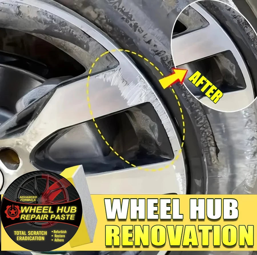 Car Wheel Rim Scratch Repair Paste — Alloy Refurbishment Kit