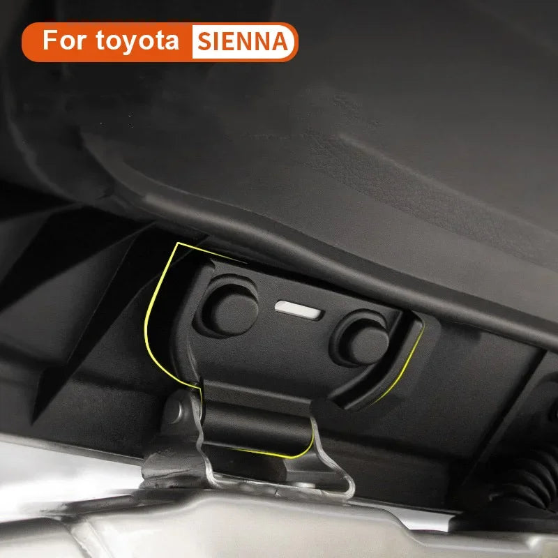 For Toyota Sienna 2021-2024 Retrofitting Electric Tail Door Screw Dust Cover Decorative Accessories Door Screw Protection Cover