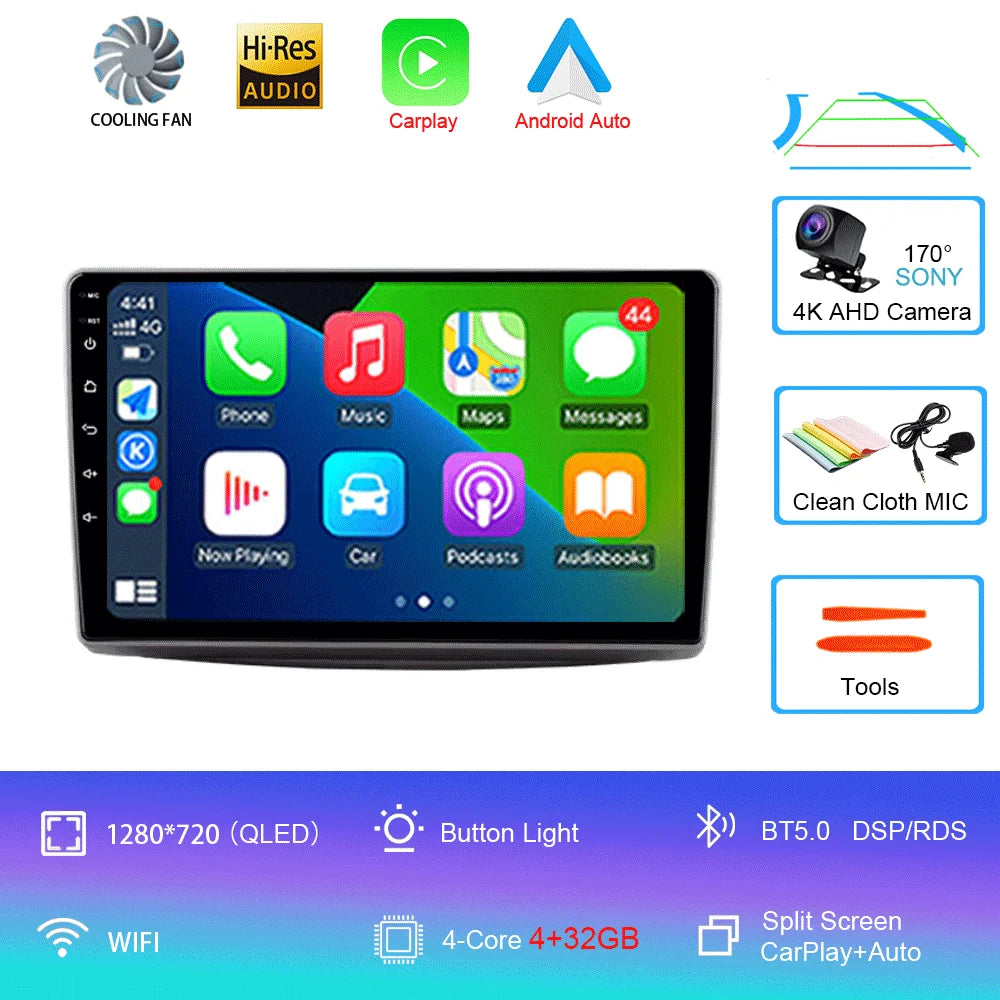Car Radio For Alfa Romeo MiTo 2008 - 2016 Multimedia Video Player Wireless Carplay And Wireless Android Auto Portable Universal