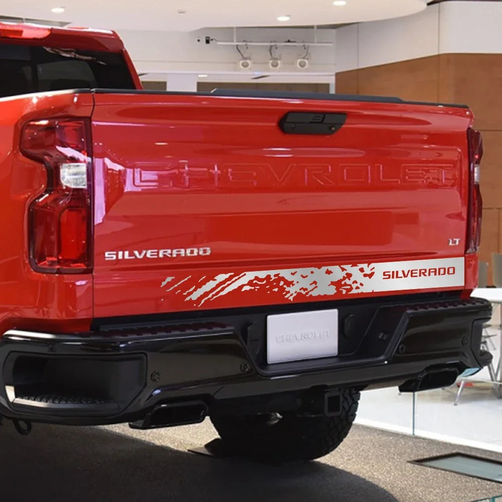 Car Sticker Pickup Back Door Tailgate Vinyl Decor Decals Tuning Accessories Decoration For Chevrolet Silverado 1500 2500HD Z71