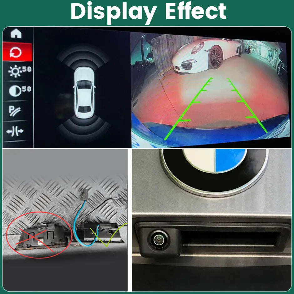 GreenYi AHD 1080P 170° Car Rear View Camera for BMW E60 E39 E90 E82 E61 X1 E84 X5 E70 E92 E91 3/5 Series E88 E93 X6 Night Vision