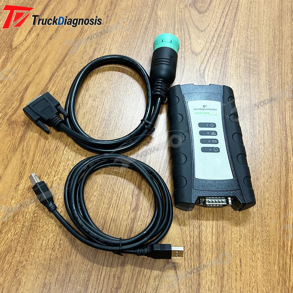 for EDL Scanner Interface For John EDL V3 Agricultural Tractor Heavy Vehicle Service Diagnostic Kit Tool+Xplore Tablet
