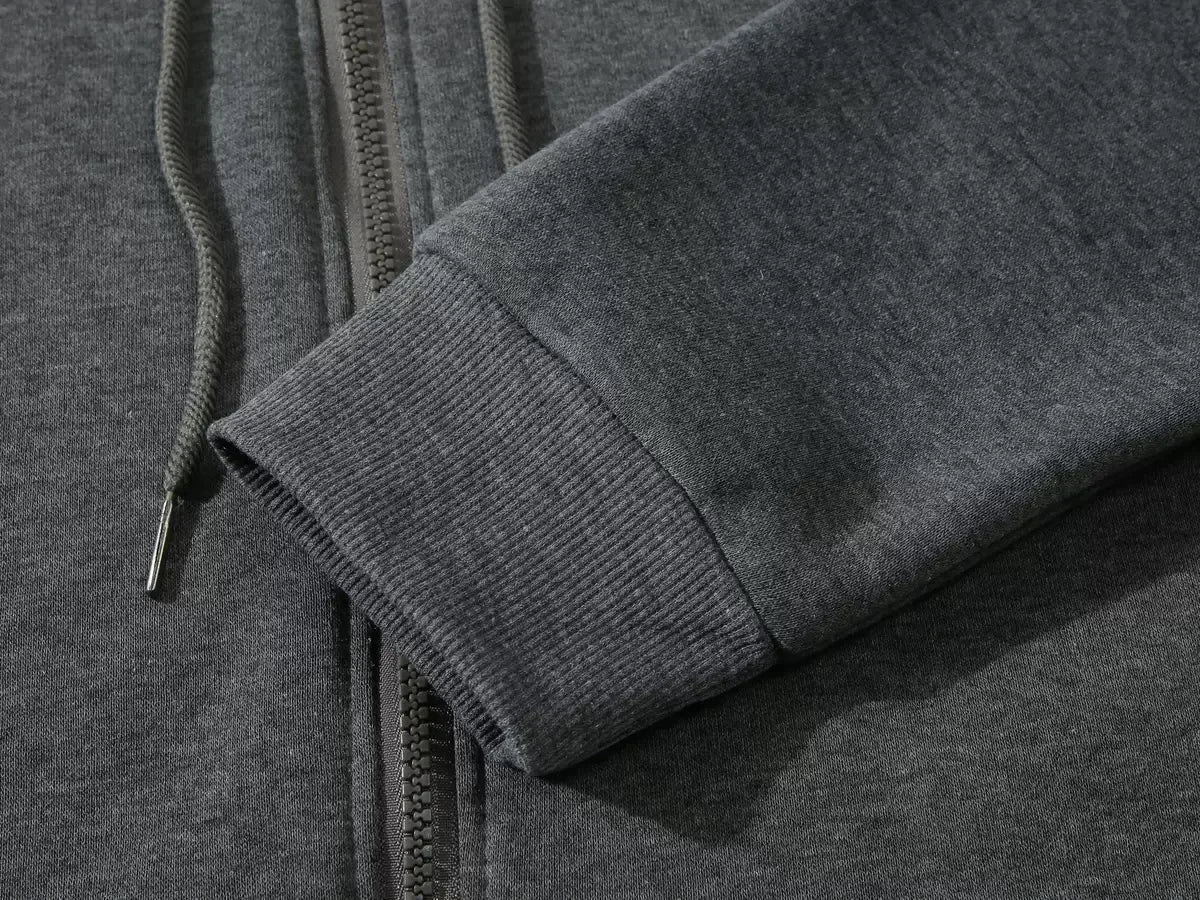 Men's Y2K Graphic Zip-Up Hoodie, Gothic Style