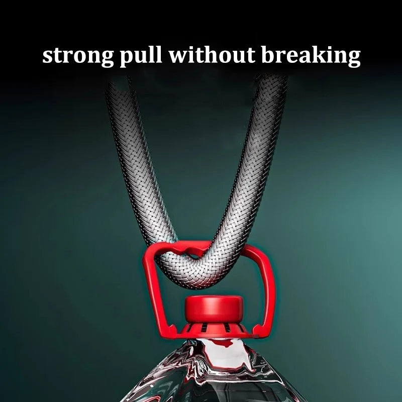 Explosion-proof Connecting Pipe Nylon Rope Braided Shower Pipe 4 Points Universal Water Pipe Hot And Cold Shower Head
