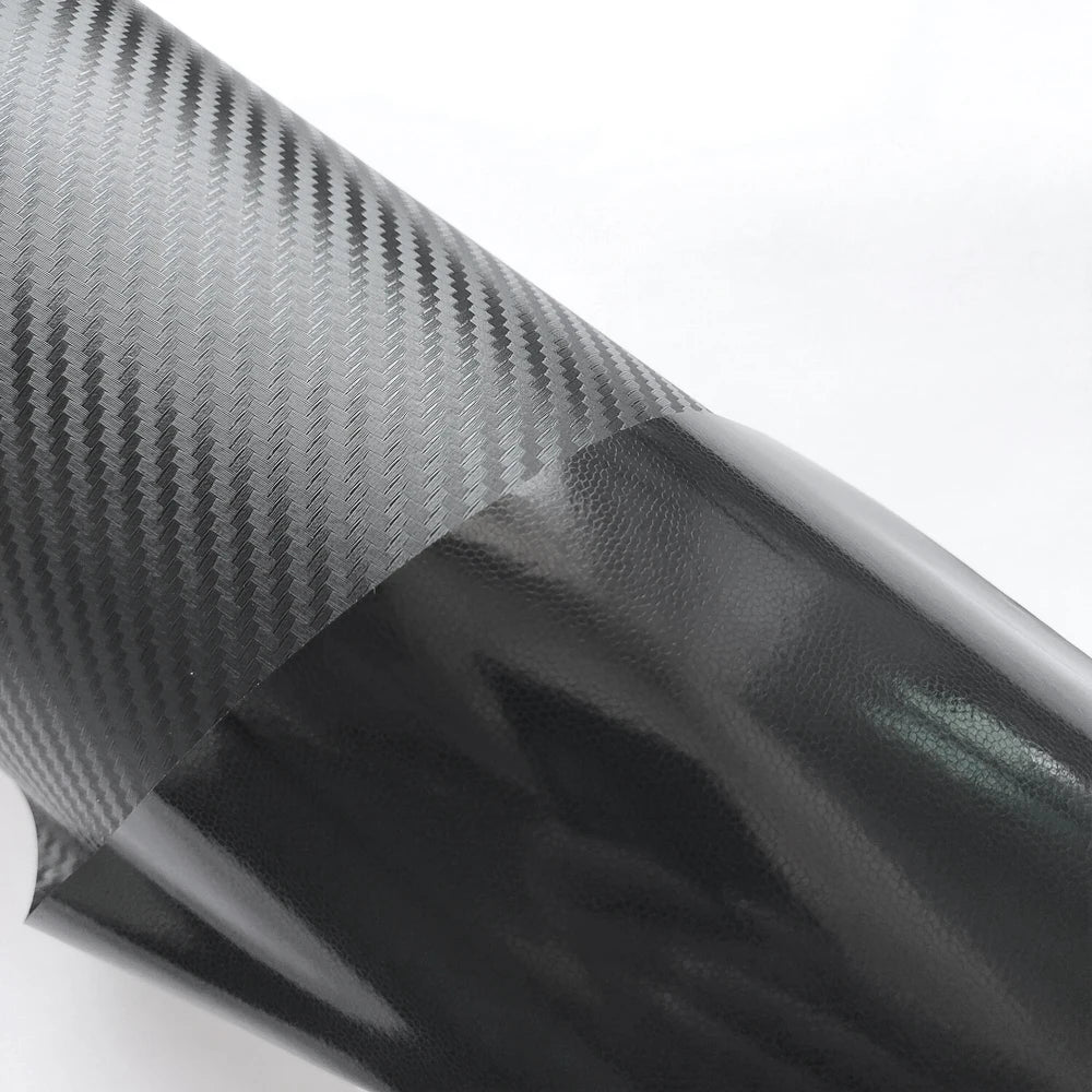 50*152/200/300cm 3D Carbon Fiber Vinyl Wrap Film Black Self Adhesive Vinyl Car Wrap Foil Sticker Console Computer Laptop Skin