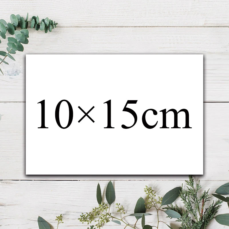 Custom Rectangle Stickers for Weddings, Birthdays, & Events