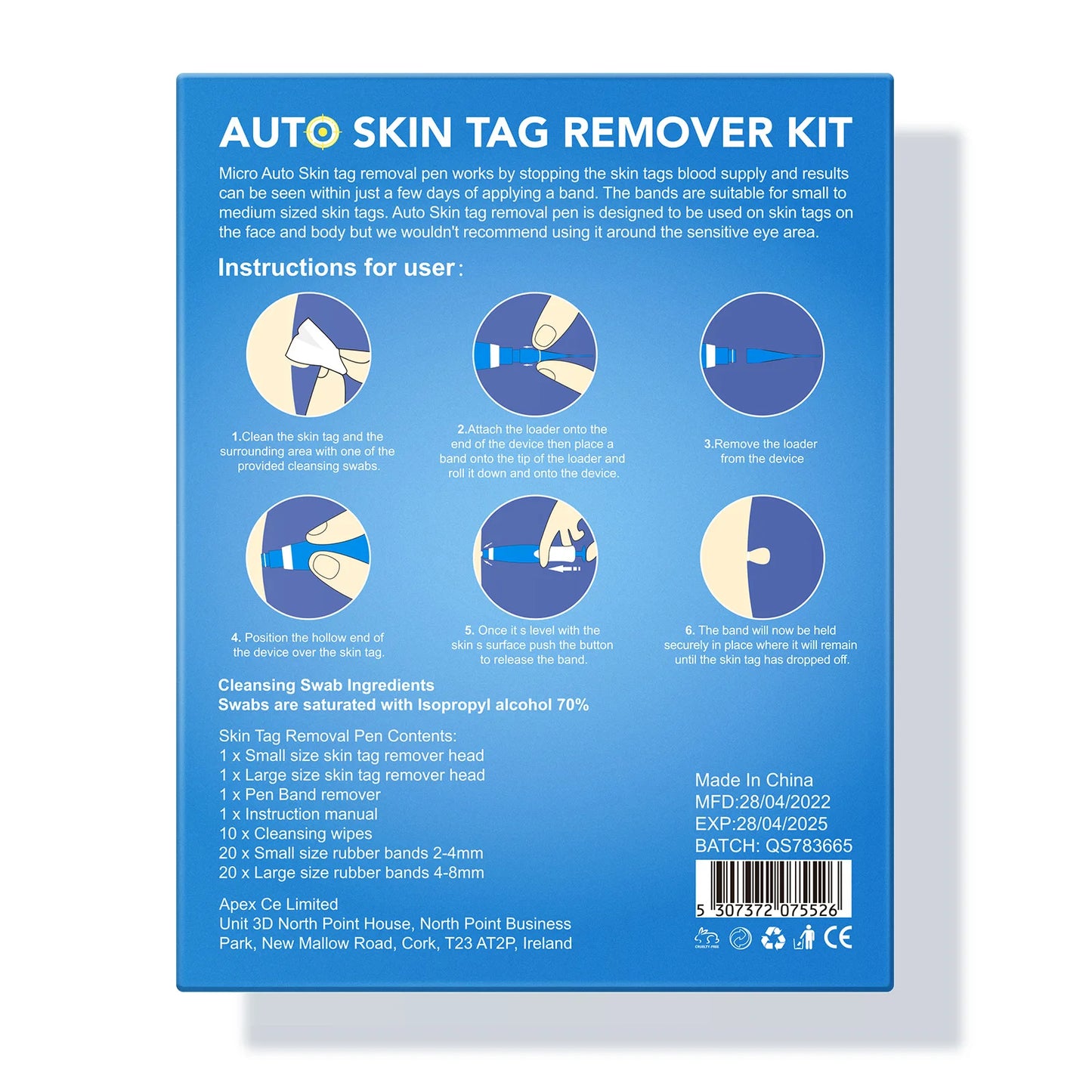 2 IN 1 Auto Micro Skin Tag Remover Device Standard And Micro Skin Tag Removal Kit Adult Mole Wart Remover Face Care Beauty Tools